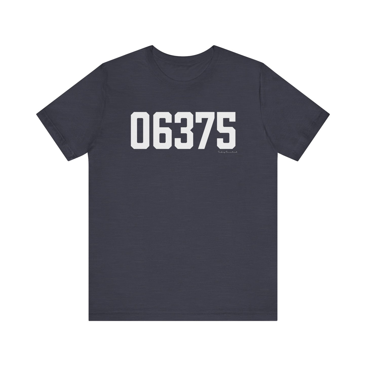 06375 - New London Connecticut Zip Code - Unisex Jersey Short Sleeve Tee