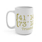Trumbull Coordinates Mug 15oz