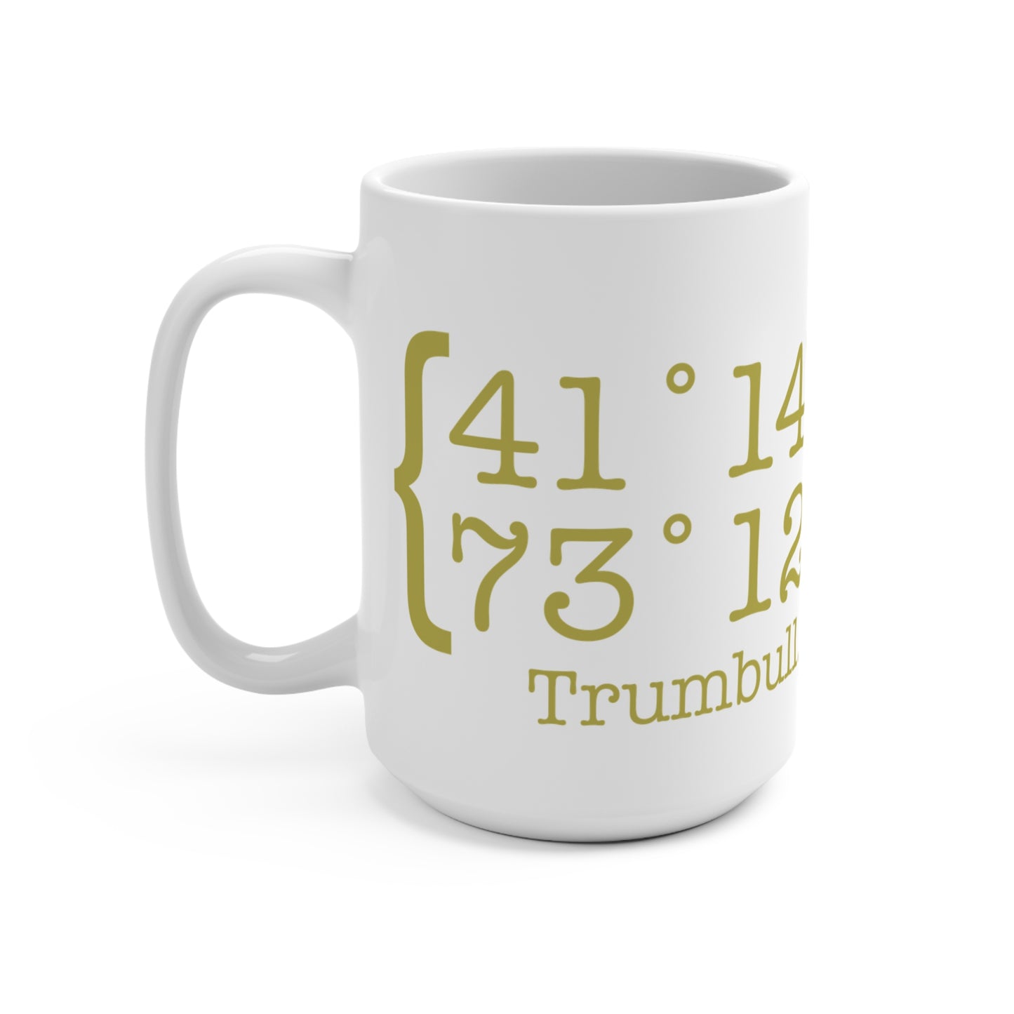 Trumbull Coordinates Mug 15oz