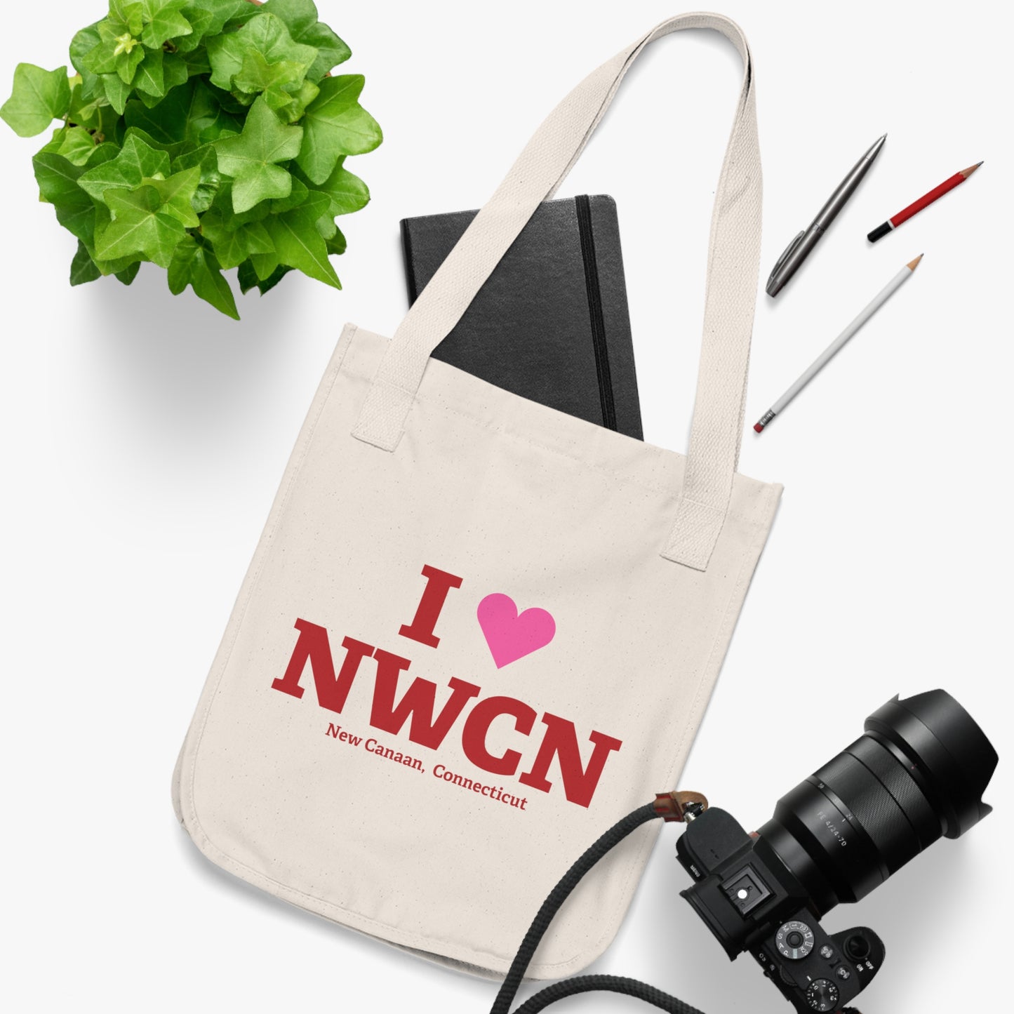 I Heart NWCN Organic Canvas Tote Bag