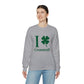 I Clover Cromwell Unisex Heavy Blend™ Crewneck Sweatshirt (green)