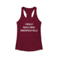 I Really Really Miss Greenfield Hill Women's Ideal Racerback Tank Top