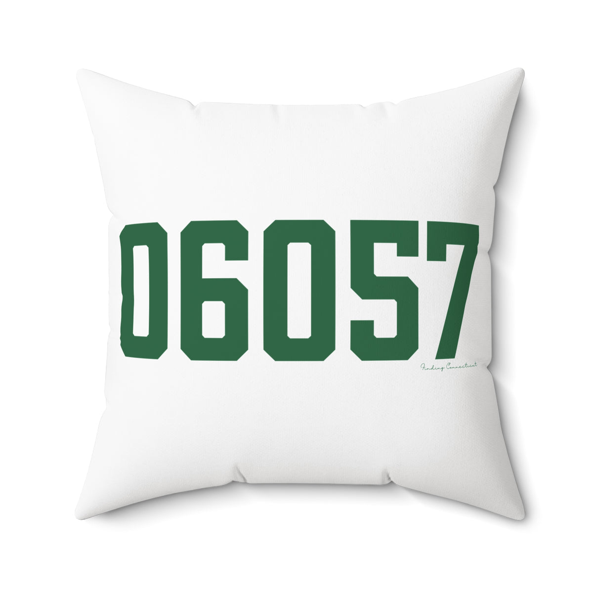 06057 New Hartford Connecticut Zip Code Polyester Square Pillow