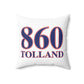 860 Union Red, White & Blue Spun Polyester Square Pillow