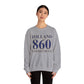 Tolland 860 Connecticut Unisex Heavy Blend™ Crewneck Sweatshirt
