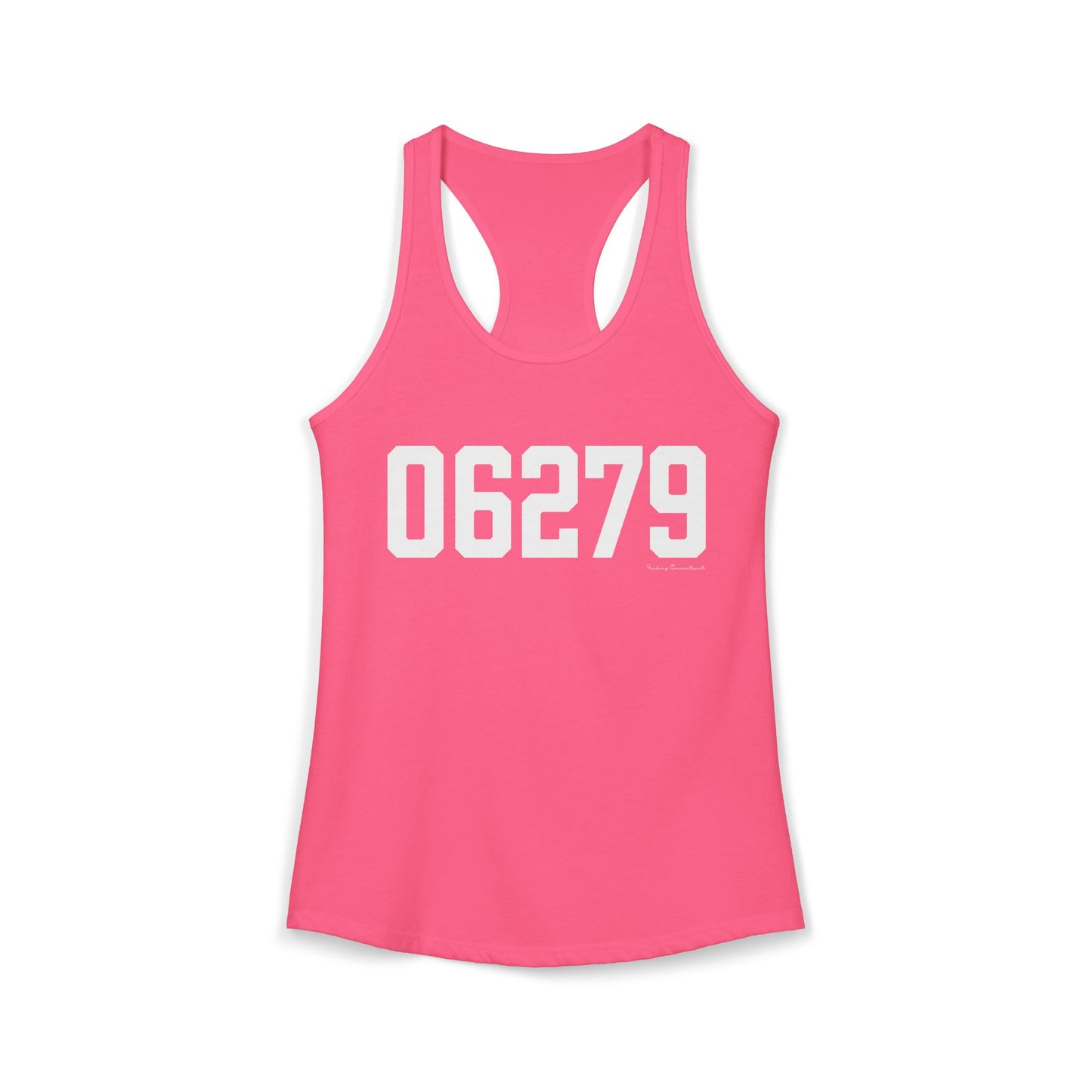 06279 Willington CT Zip Code Women's Ideal Racerback Tank Top