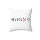 41 Tilt Silvermine Spun Polyester Square Pillow