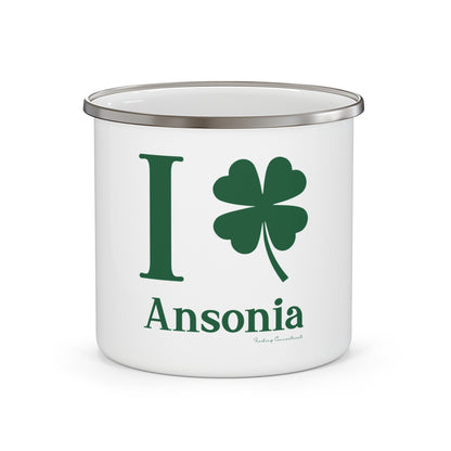 I Clover Ansonia Enamel Camping Mug
