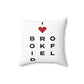 Brookfield Vision Spun Polyester Square Pillow