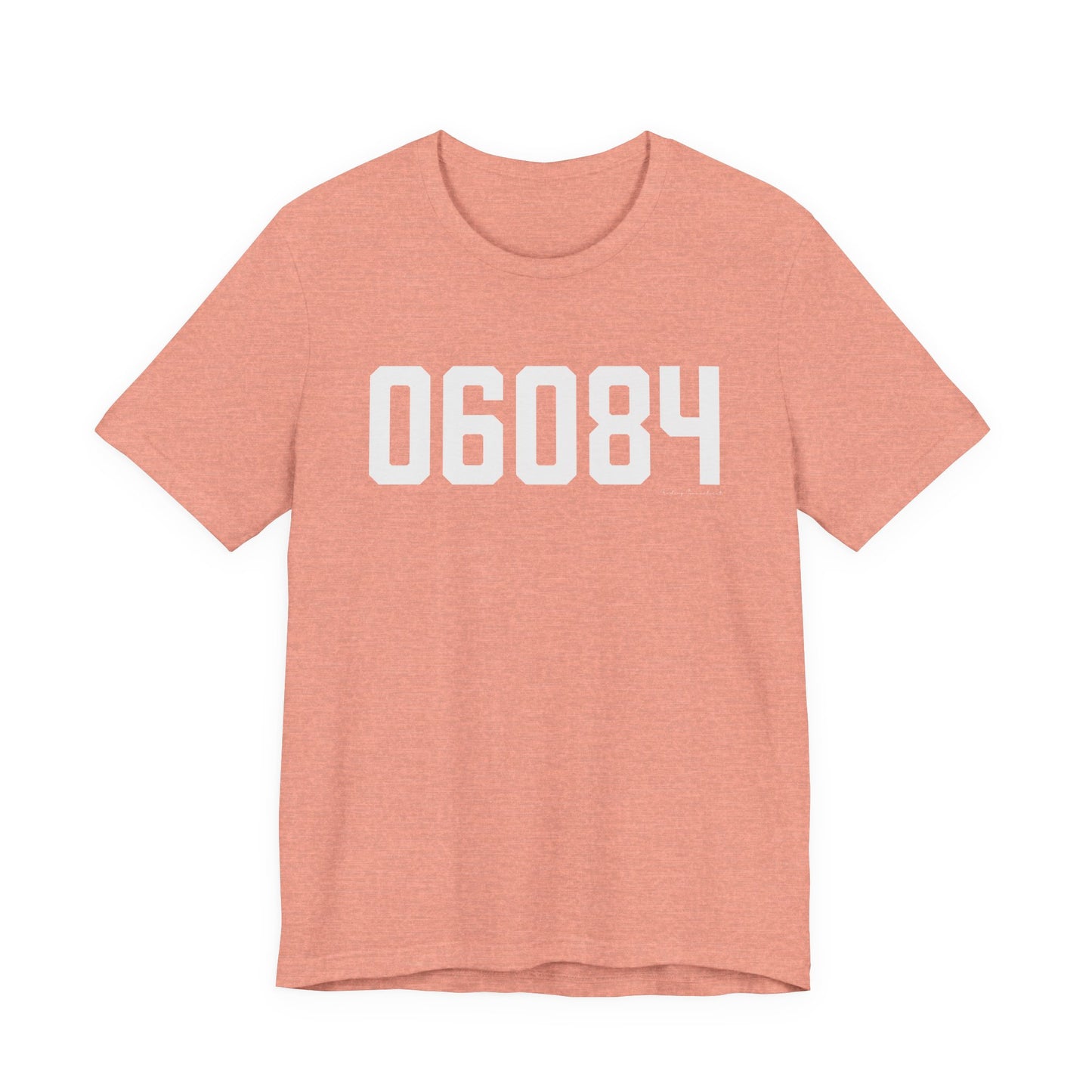 06084 Tolland CT Zip Code Unisex Jersey Short Sleeve T-Shirt