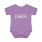 Just a kid from Lisbon Infant Baby Rib Bodysuit