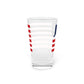 Old Saybrook Connecticut Flag Pint Glass, 16oz