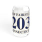 New Fairfield 203 Connecticut  Sipper Glass, 16oz