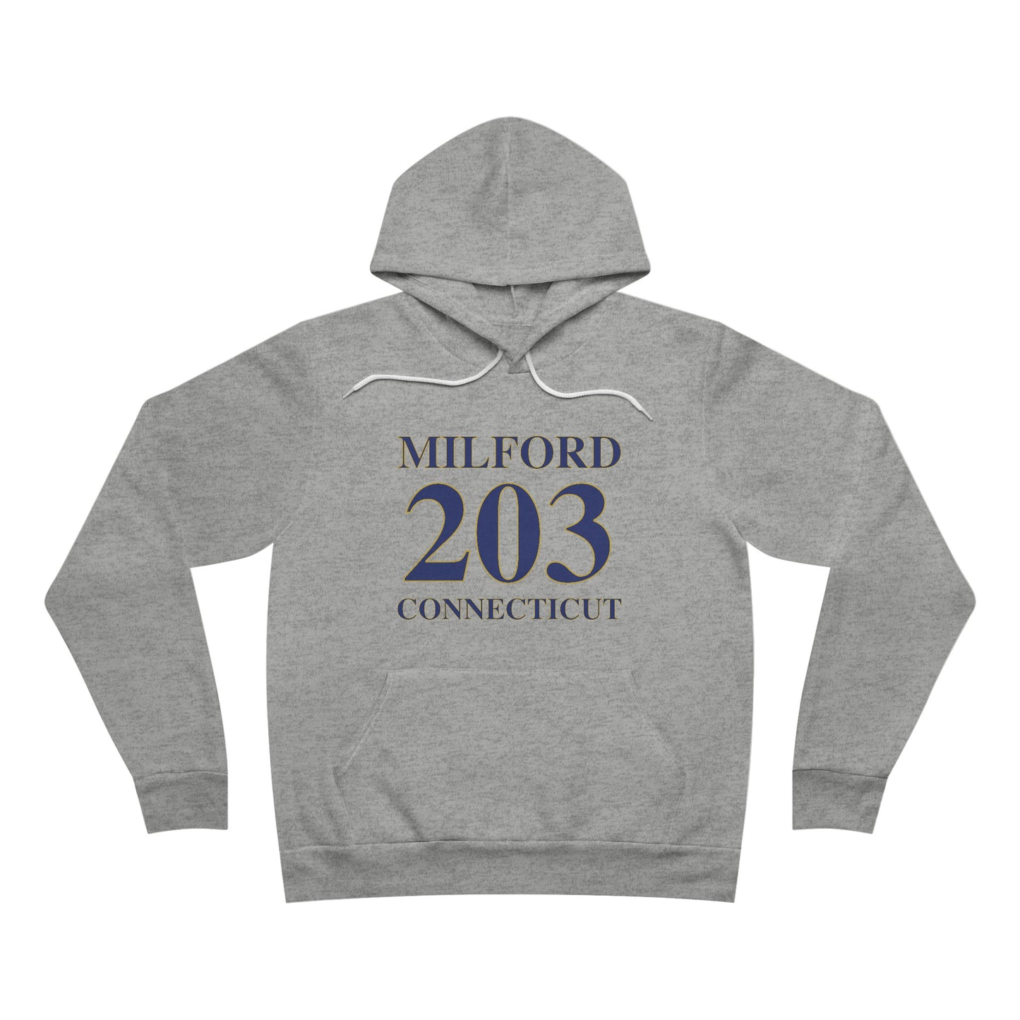 Milford 203 Connecticut Unisex Sponge Fleece Pullover Hoodie