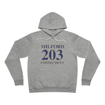 Milford 203 Connecticut Unisex Sponge Fleece Pullover Hoodie