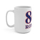 860 Roxbury Red White & Blue Mug 15oz