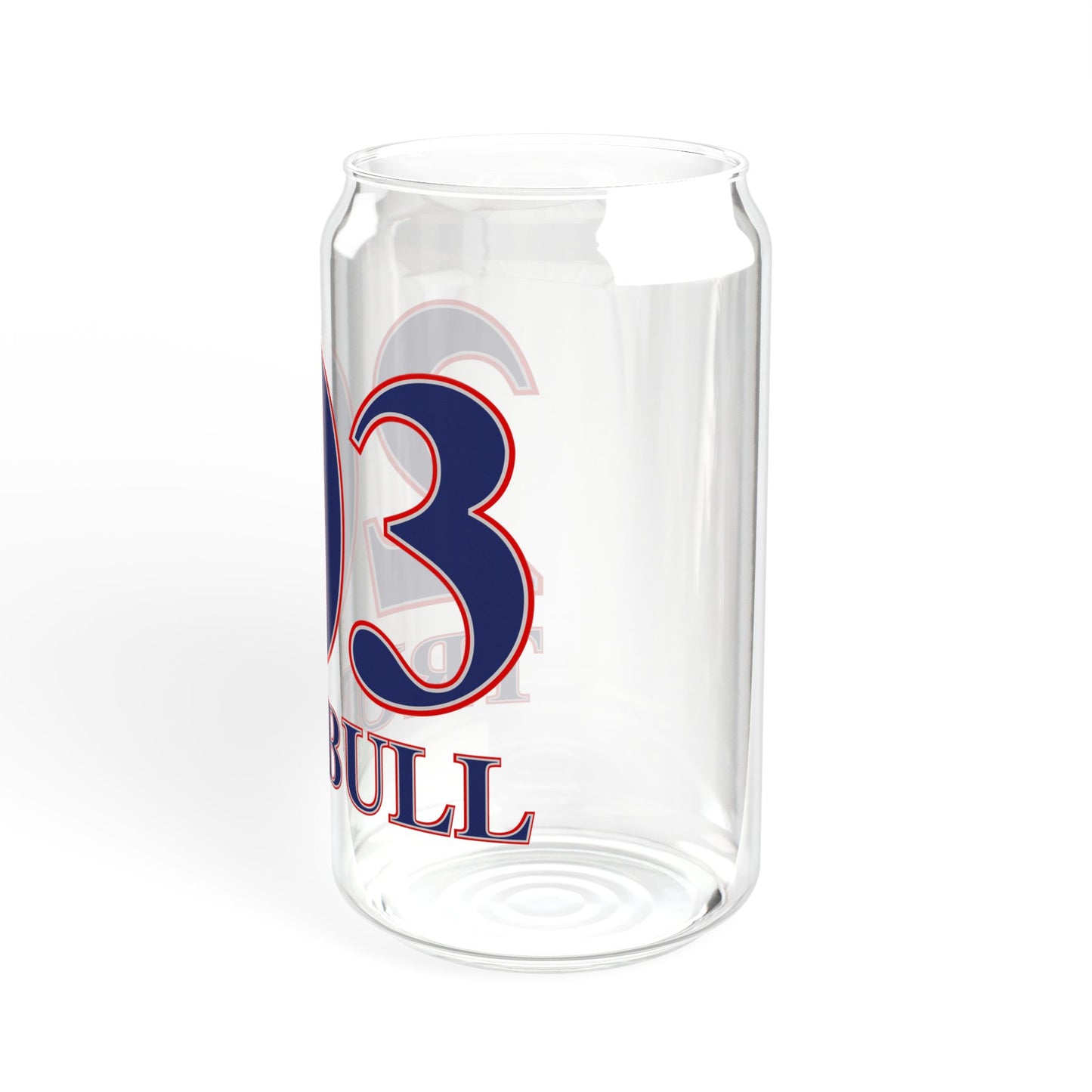 203 Trumbull Red, White & Blue Sipper Glass, 16oz