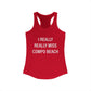 I Really Really Miss Compo Beach Women's Ideal Racerback Tank Top