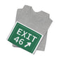 Vintage Exit 46 Merritt Parkway Sign Unisex Jersey Short Sleeve T-Shirt