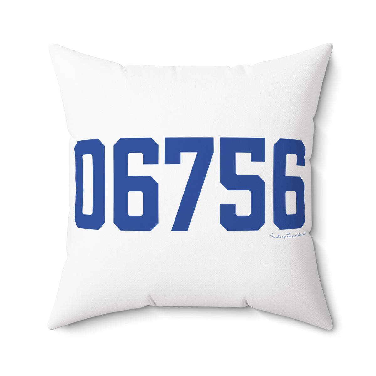 06756 Goshen Connecticut Zip Code Polyester Square Pillow