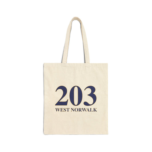 203 West Norwalk Cotton Canvas Tote Bag