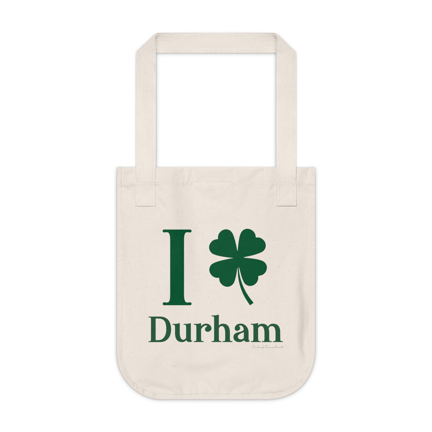 I Clover Durham Organic Canvas Tote Bag
