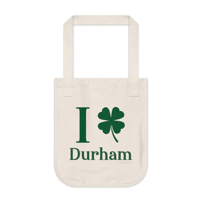 I Clover Durham Organic Canvas Tote Bag