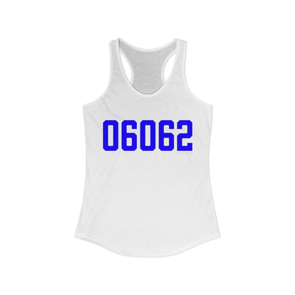 06062 Plainville Connecticut Zip Code Women's Ideal Racerback Tank Top