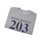 West Haven 203 Connecticut Unisex Heavy Blend™ Crewneck Sweatshirt