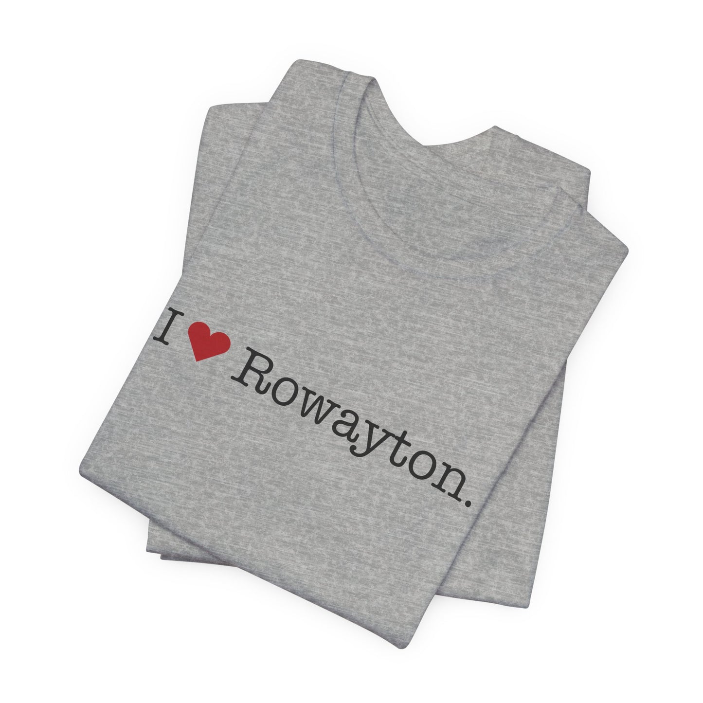 I Heart Rowayton. Unisex Jersey Short Sleeve T-Shirt