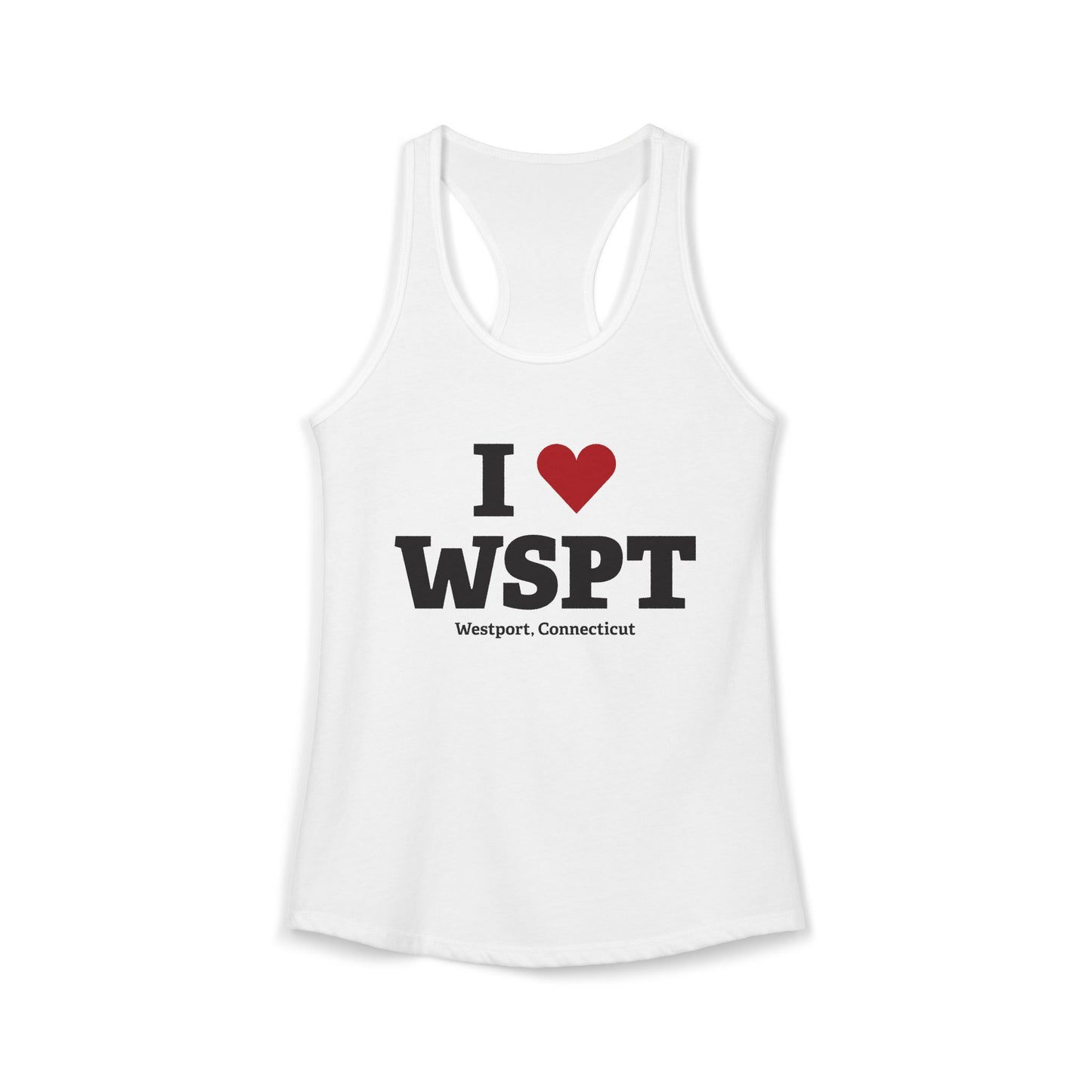 I Heart WSPT Women's Ideal Racerback Tank Top