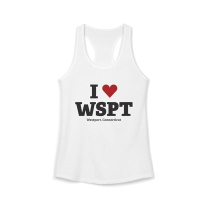 I Heart WSPT Women's Ideal Racerback Tank Top