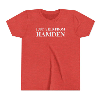 Just a kid from Hamden Youth Short Sleeve T-Shirt