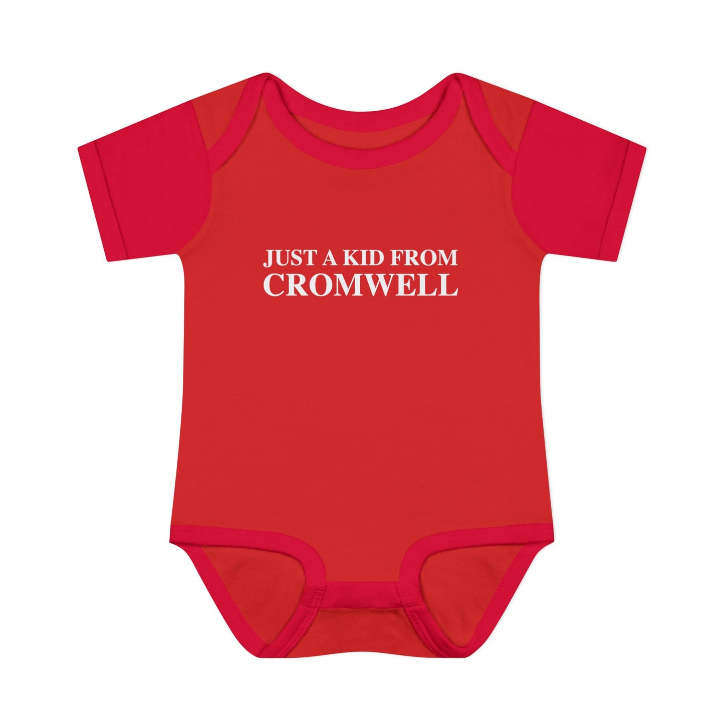 Just a kid from Deep River Infant Baby Rib Bodysuit