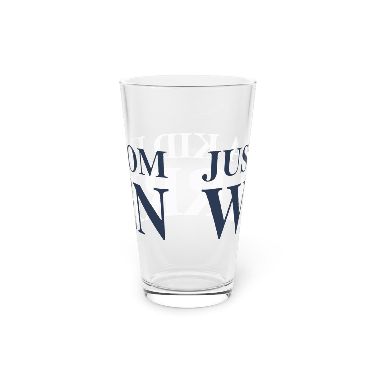 Just a kid from Warren Pint Glass, 16oz