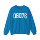 06076 Union CT Zip Code Unisex Heavy Blend™ Crewneck Sweatshirt