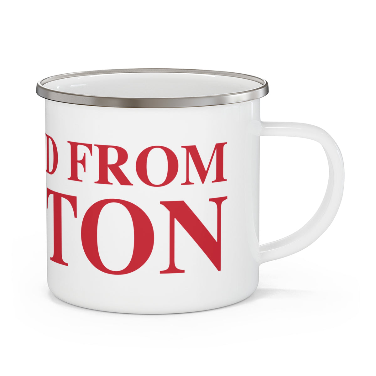 Just a kid from Preston  Enamel Camping Mug