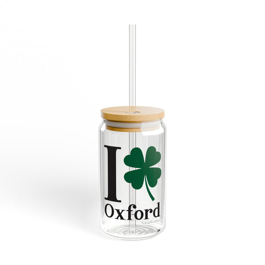 I Clover Oxford Sipper Glass, 16oz