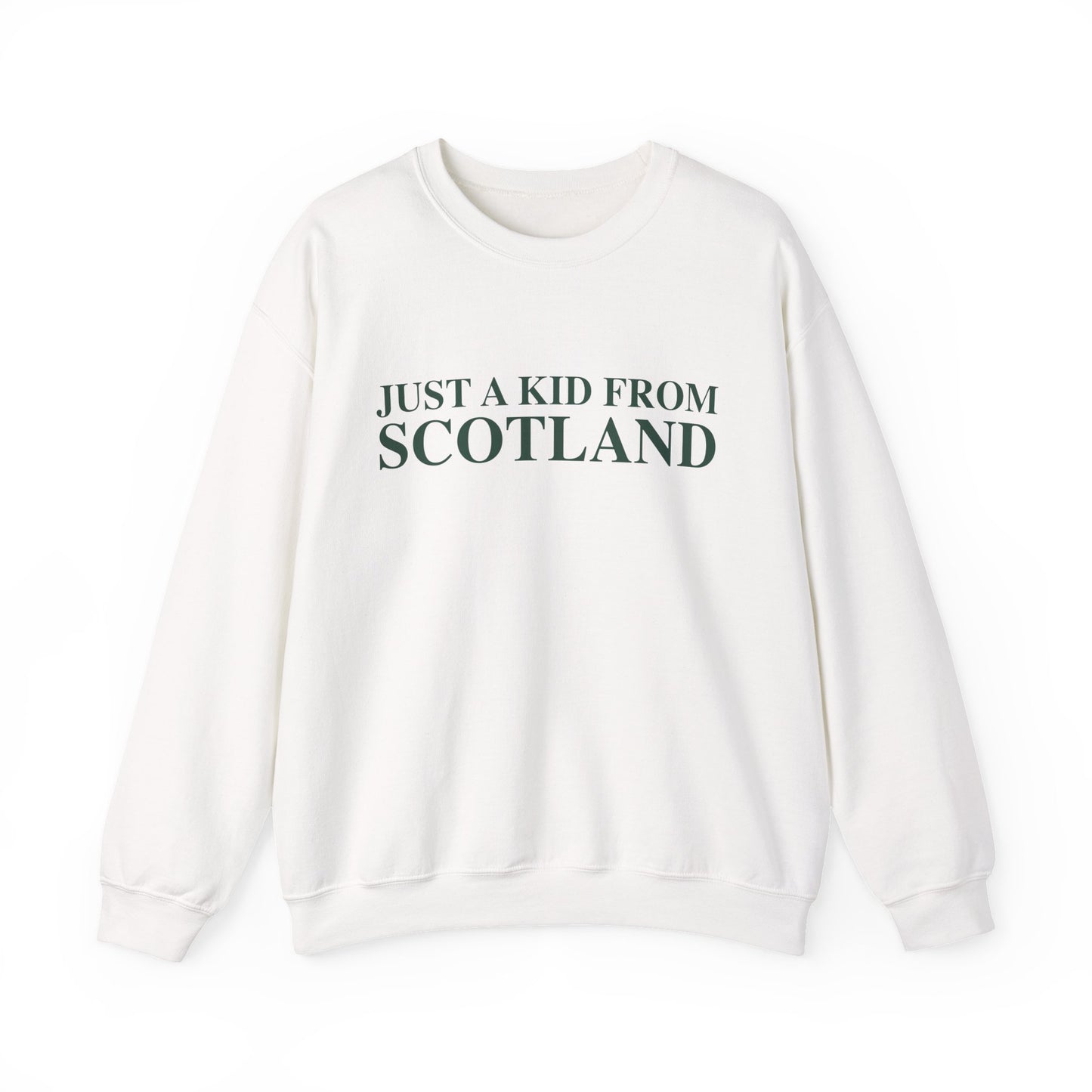 Just a kid from Scotland Unisex Heavy Blend™ Crewneck Sweatshirt