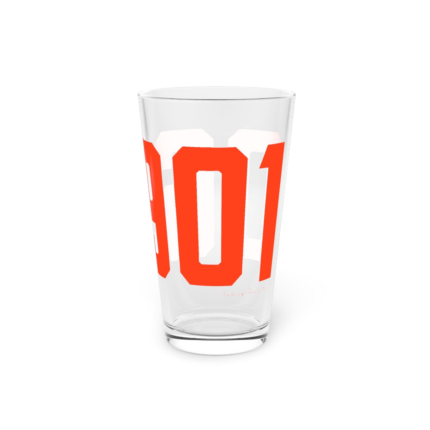 06901 Stamford Connecticut Zip Code Pint Glass, 16oz