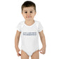 Just a kid from Wethersfield Infant Baby Rib Bodysuit