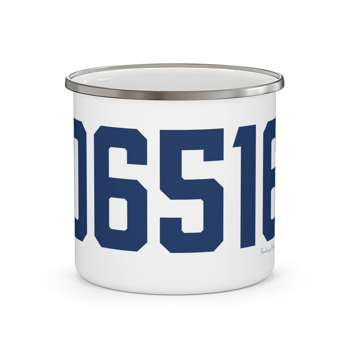 06516 West Haven Connecticut Zip Code Enamel Camping Mug