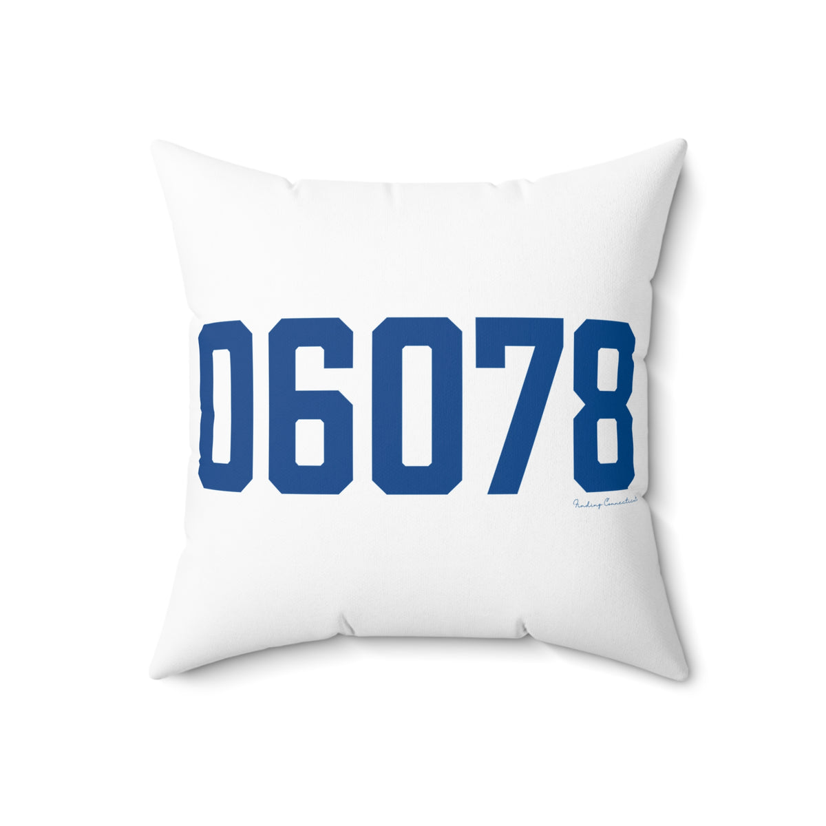 06078 Suffield Connecticut Zip Code Polyester Square Pillow