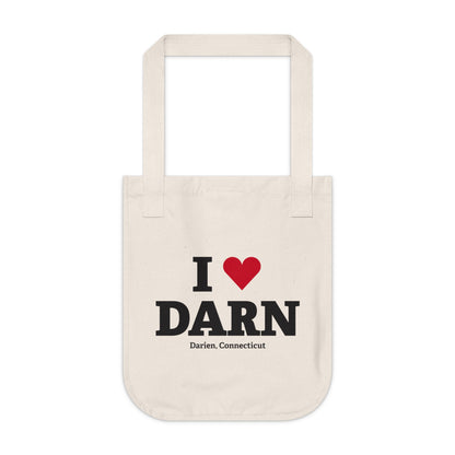 I Heart DARN Organic Canvas Tote Bag