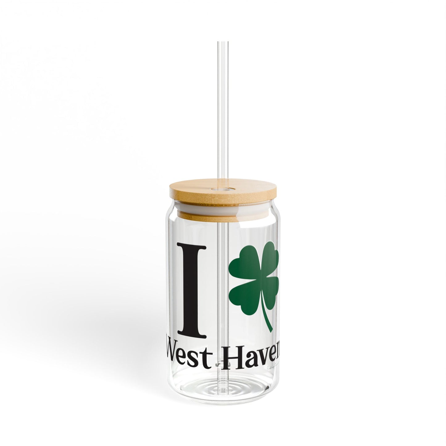 I Clover West Haven Sipper Glass, 16oz