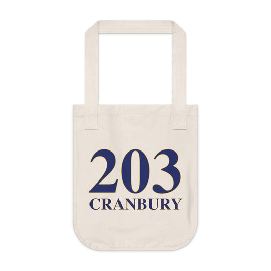 203 Cranbury Organic Canvas Tote Bag
