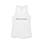 I Heart South Norwalk. Women's Ideal Racerback Tank Top