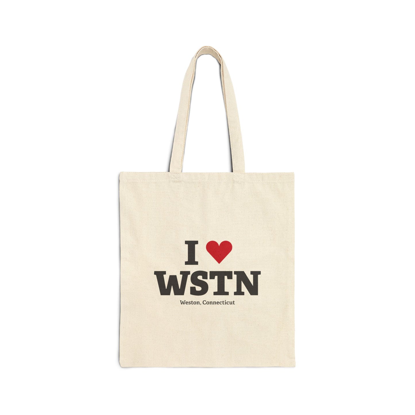 I Heart WSTN Cotton Canvas Tote Bag