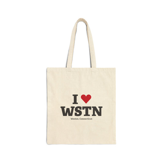 I Heart WSTN Cotton Canvas Tote Bag