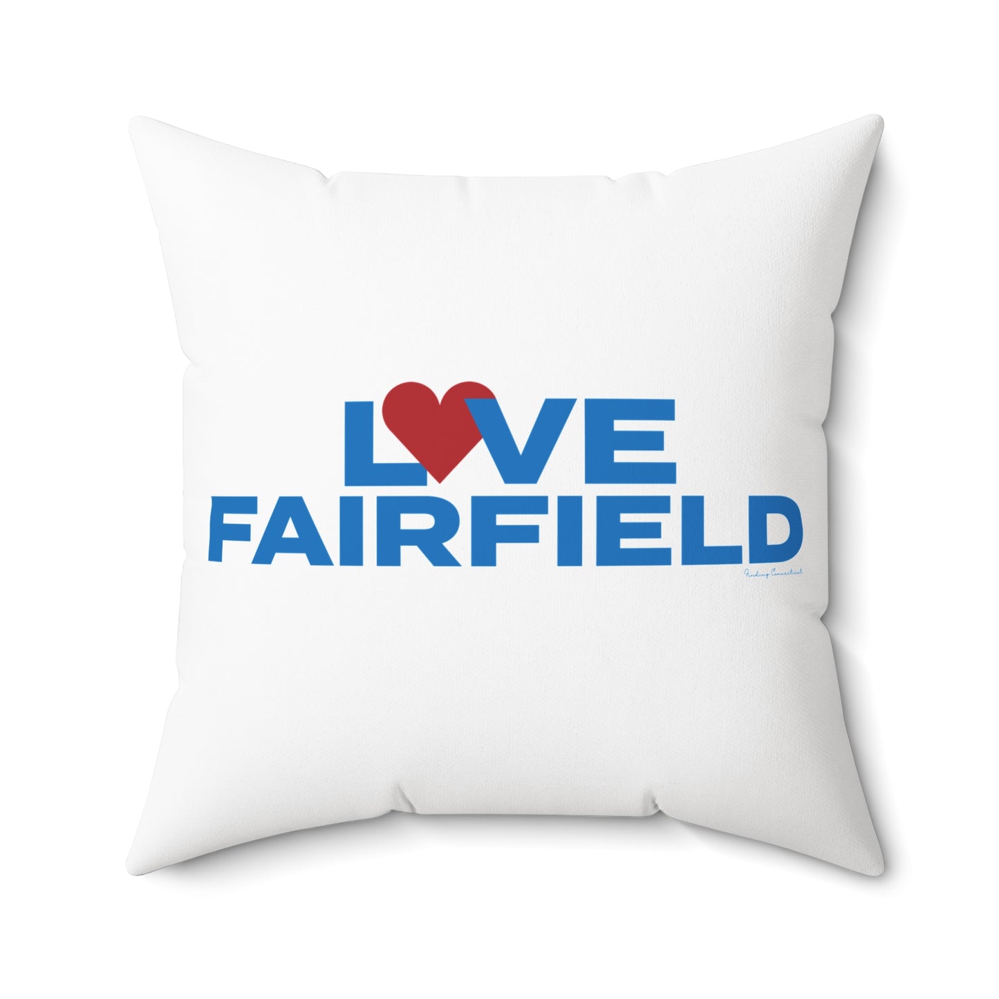 Love Fairfield Spun Polyester Square Pillow